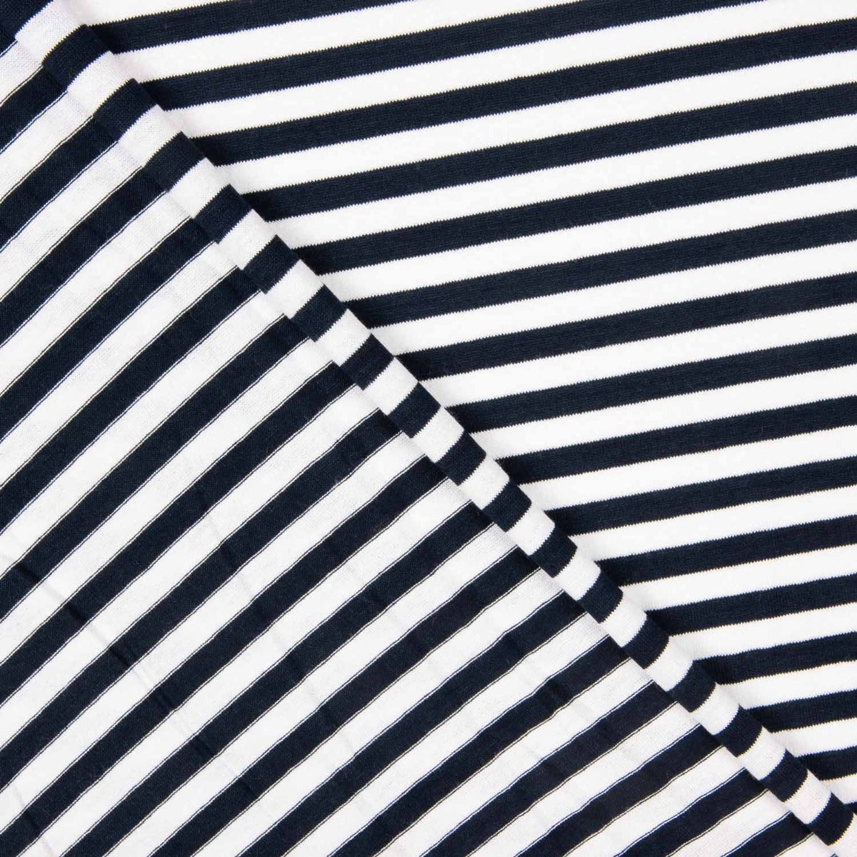 Punto Viscosa Rayas Marino 5mm - Ribes y Casals