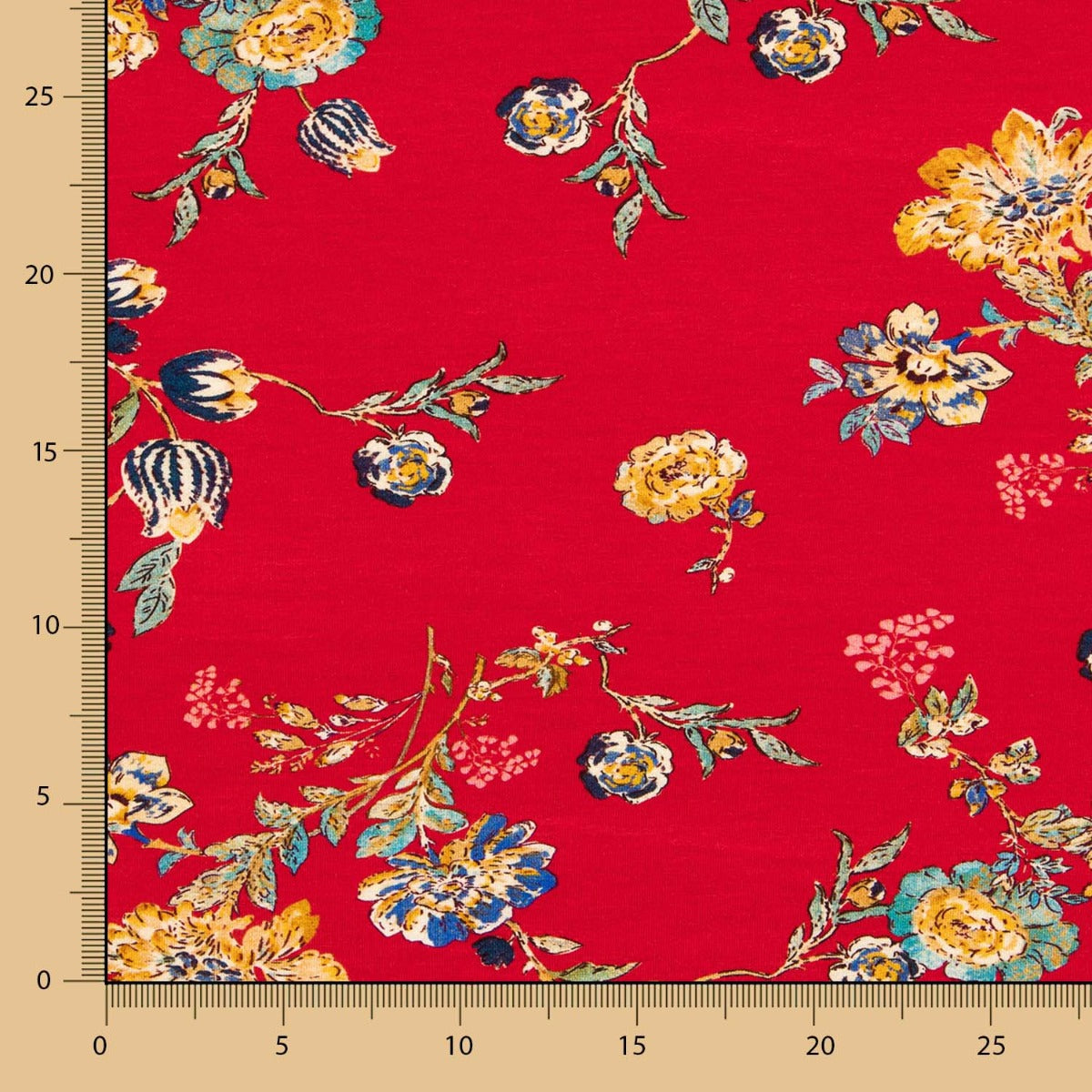 Punto Viscosa Retro Rojo - Ribes y Casals