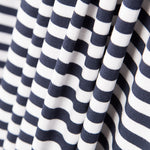 Punto Viscosa Stripes Azul Marino - Ribes y Casals