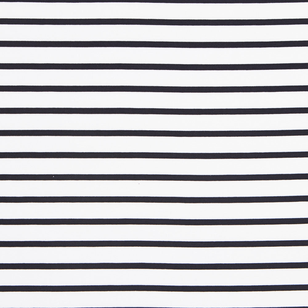 Punto Viscosa Stripes Negro - Ribes y Casals