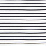 Punto Viscosa Stripes Negro - Ribes y Casals