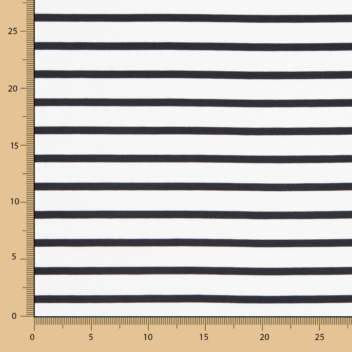 Punto Viscosa Stripes Negro - Ribes y Casals