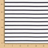 Punto Viscosa Stripes Negro - Ribes y Casals