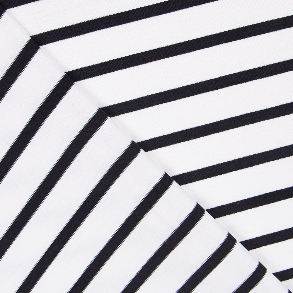 Punto Viscosa Stripes Negro - Ribes y Casals