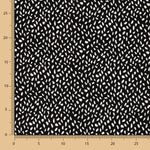 Punto Viscosa Tears Blanco-Negro - Ribes y Casals