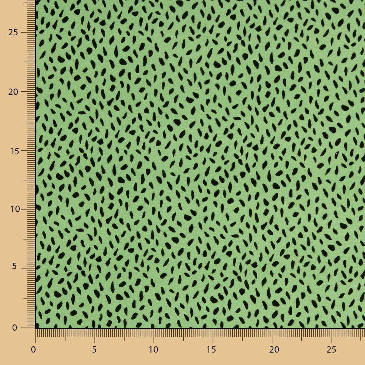 Punto Viscosa Tears Negro-Verde - Ribes y Casals