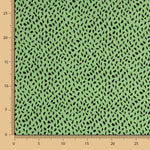 Punto Viscosa Tears Negro-Verde - Ribes y Casals