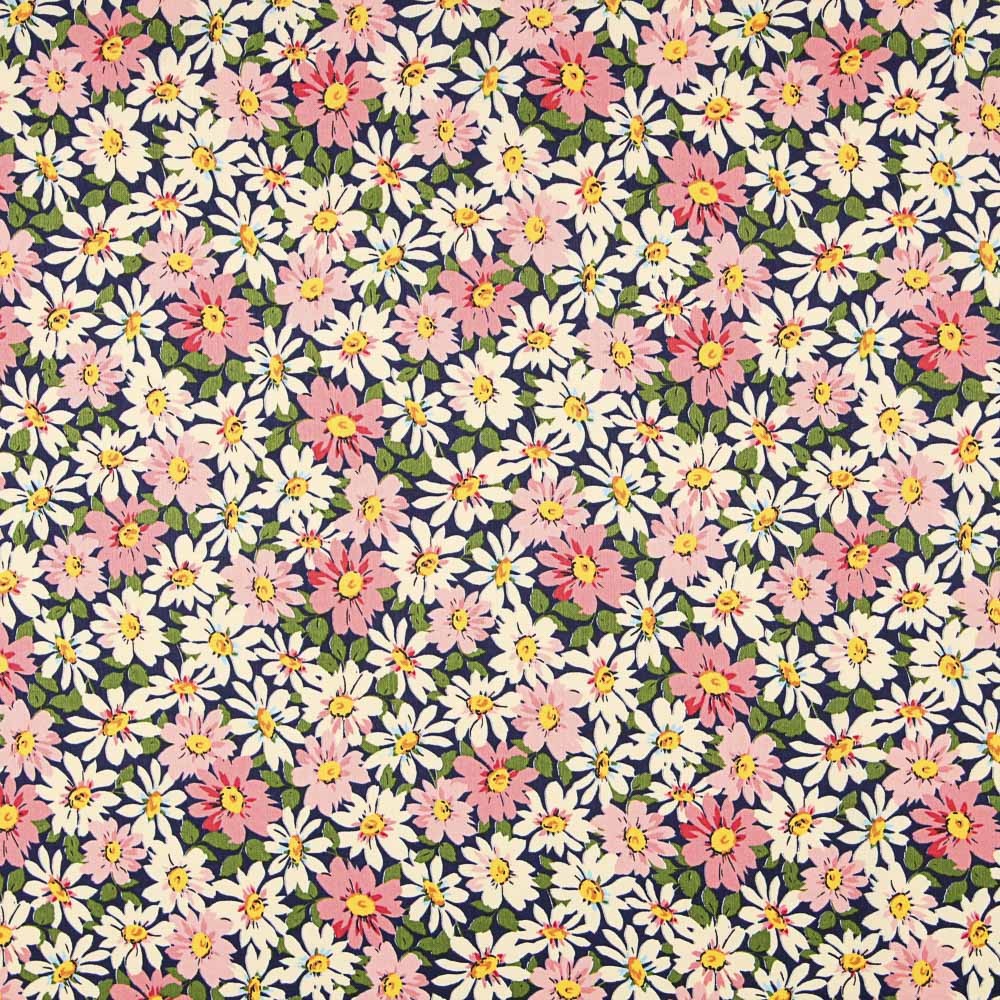 Raso Flores Rosa - Ribes y Casals