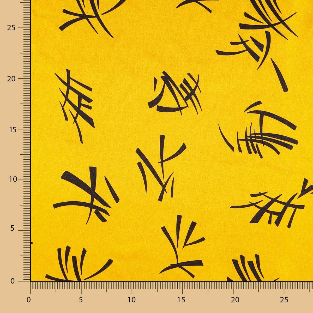 Raso Carnaval Chino Amarillo - Ribes y Casals