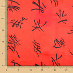 Raso Carnaval Chino Rojo - Ribes y Casals