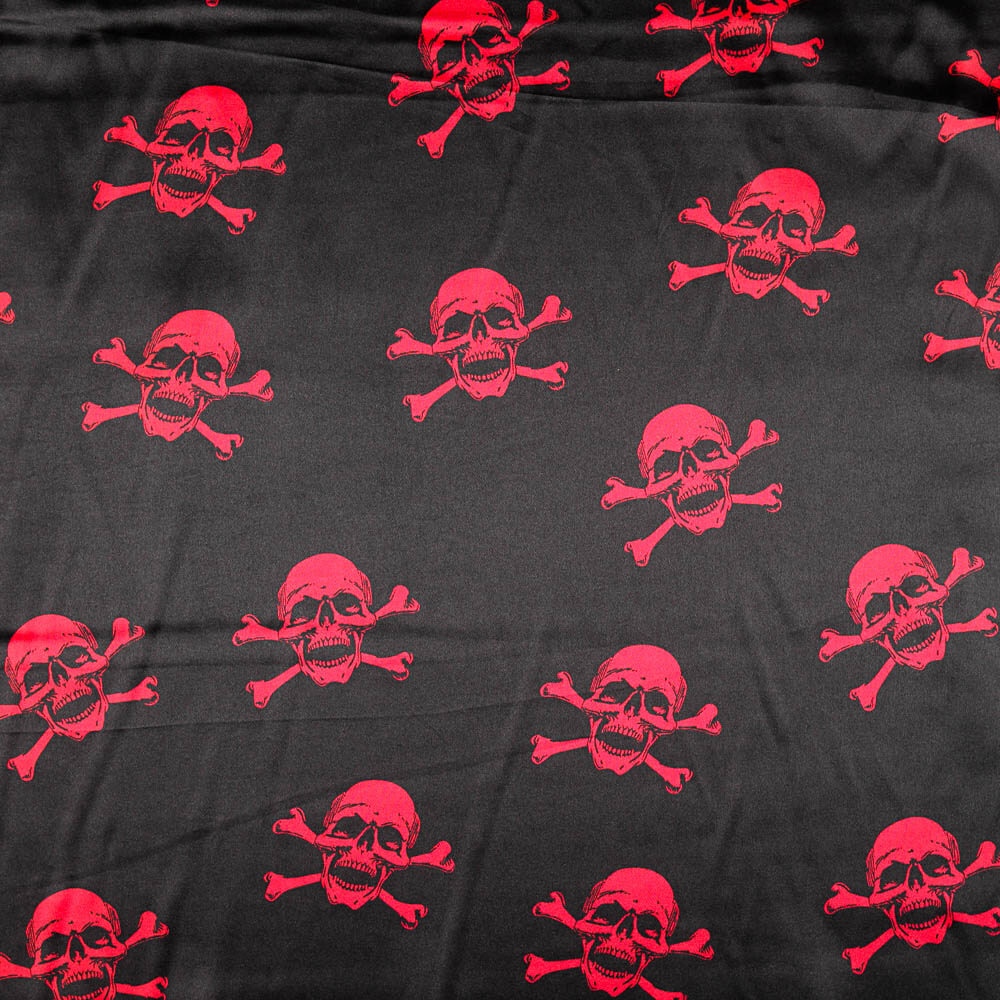 Raso Carnaval Pirata Rojo - Ribes y Casals