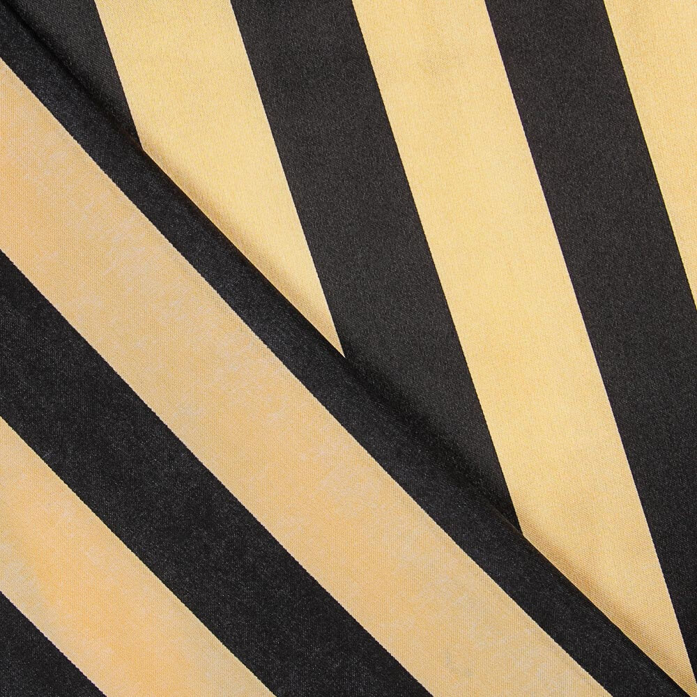 Raso Carnaval Rayas Dorado - Ribes y Casals