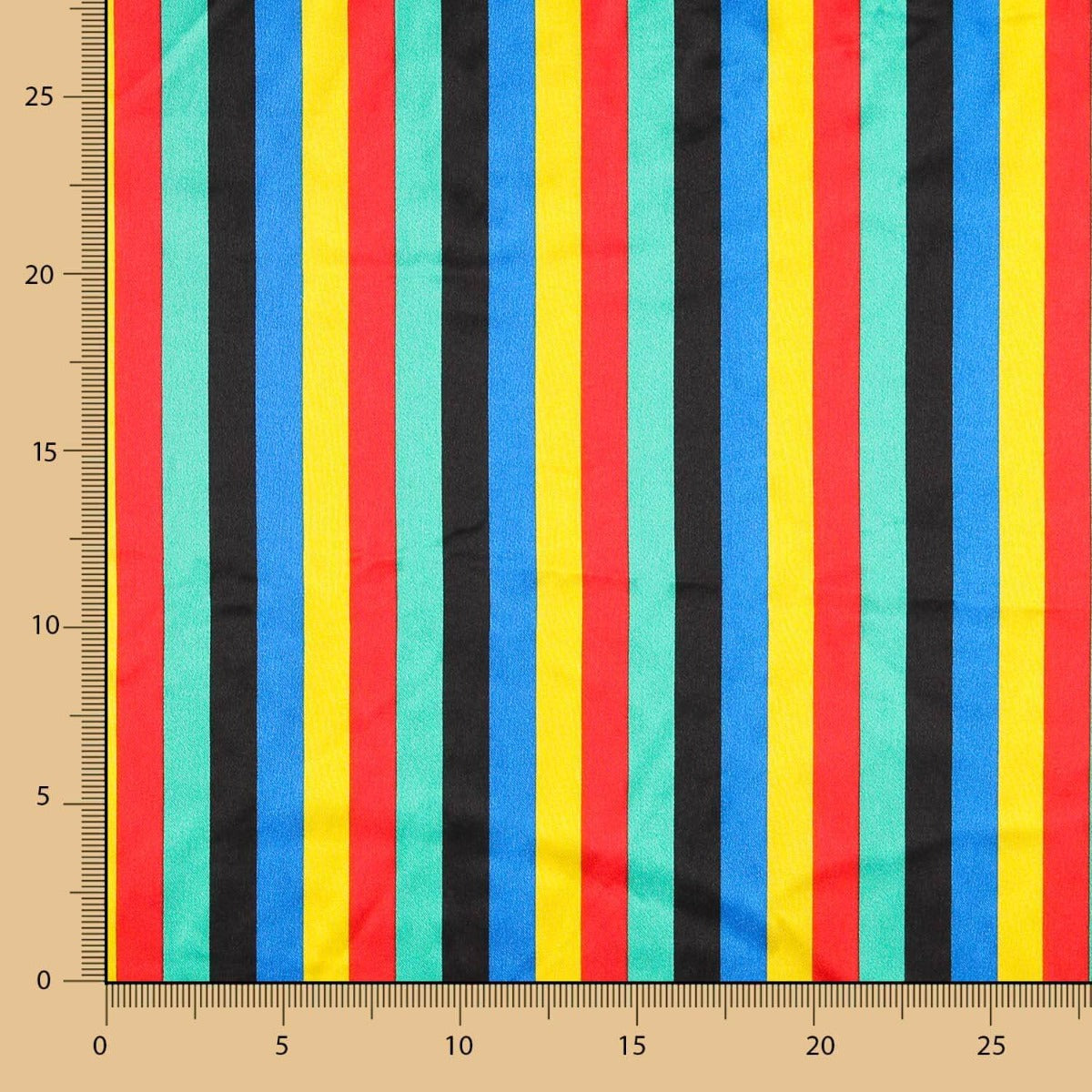 Raso Carnaval Rayas Multicolor - Ribes y Casals