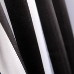 Raso Carnaval Rayas Negro - Ribes y Casals