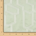 Raso Poliéster Bordado Verde Claro - Ribes y Casals