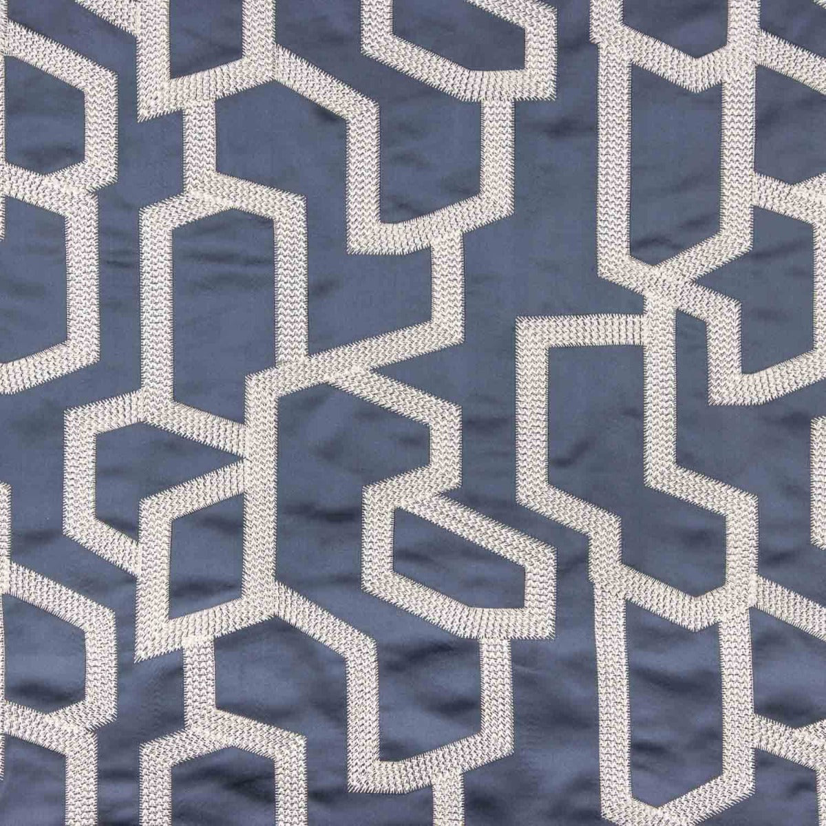 Raso Poliéster Bordado Marino - Ribes y Casals