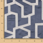 Raso Poliéster Bordado Marino - Ribes y Casals