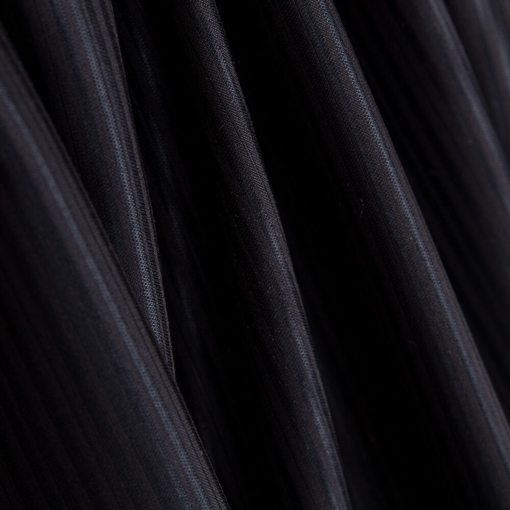 Lana Fría Marino Listado Brillante - Ribes y Casals