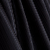 Lana Fría Marino Listado Brillante - Ribes y Casals