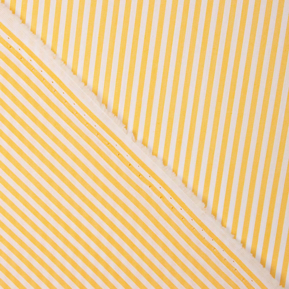 Retal Raya Vichy Amarilla Medio 100x155 cm - Ribes y Casals