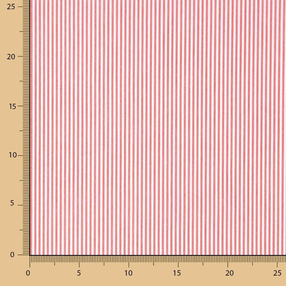 Raya Vichy Roja Mini - Ribes y Casals