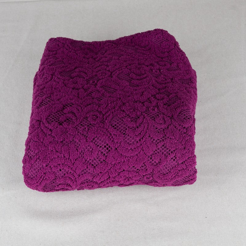 Retal Blonda Lana Ciclamen 150x150cm - Ribes y Casals