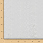 Retal Bordado Suizo Bayadera Blanco 180x130 cm - Ribes y Casals