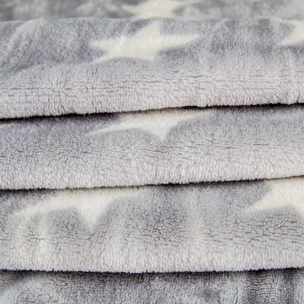 Retal Coralina Stars Gris 100x160 cm - Ribes y Casals