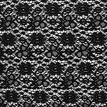 Retal Guipur Margaritas Negro 50x145 cm - Ribes y Casals