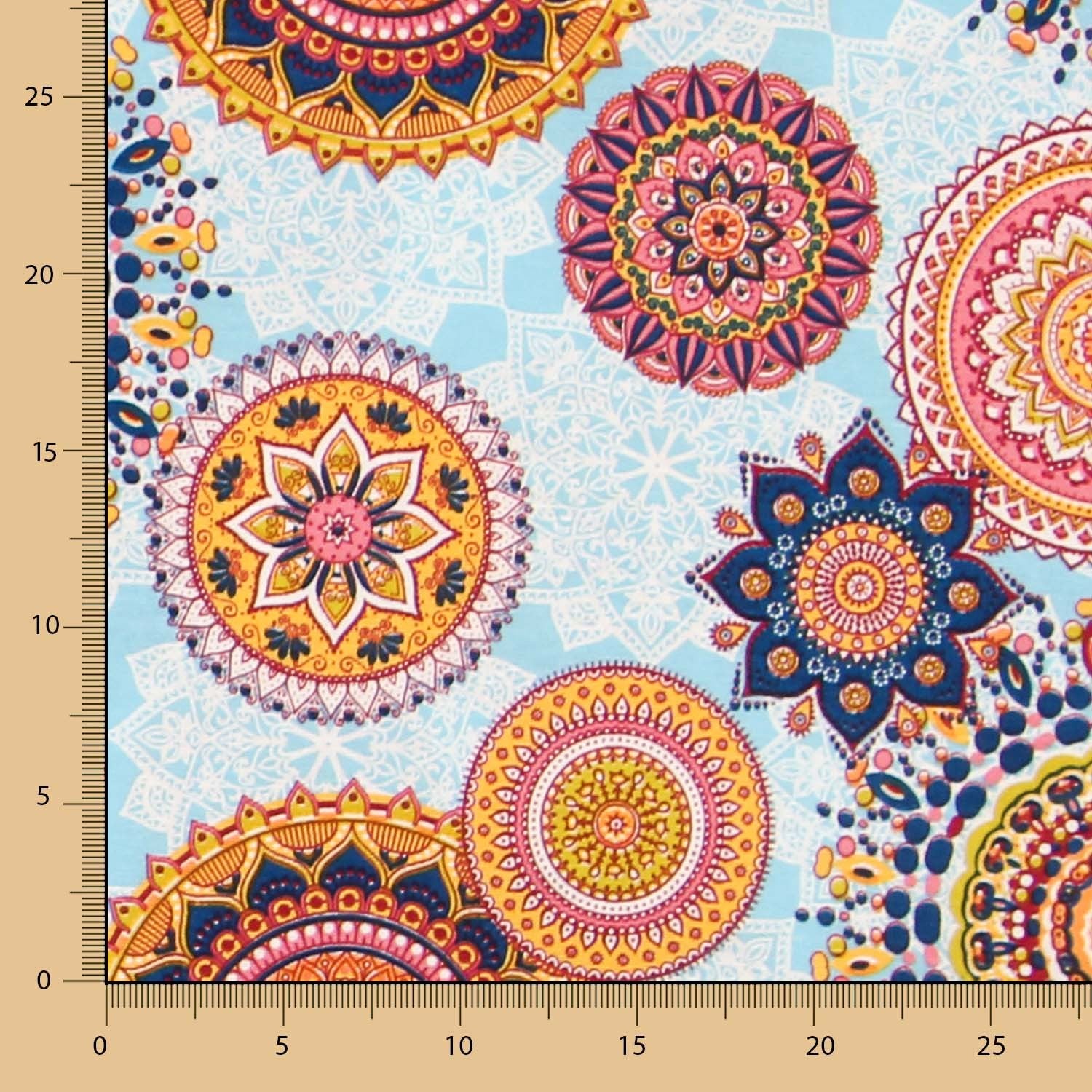 Retal Loneta India Multicolor 50x280 cm - Ribes y Casals