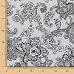 Retal Loneta Mandala Gris 50x280 cm - Ribes y Casals