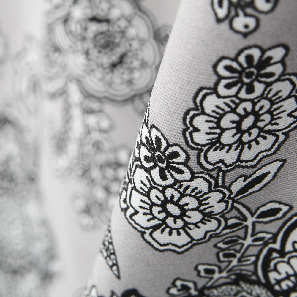 Retal Loneta Mandala Gris 50x280 cm - Ribes y Casals