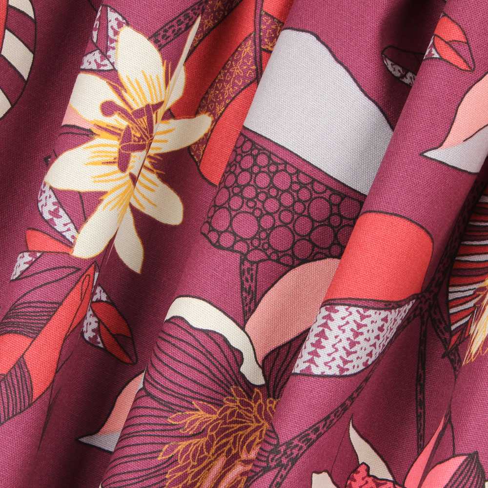 Retal Loneta Panamá Hibiscus 100x145 cm - Ribes y Casals