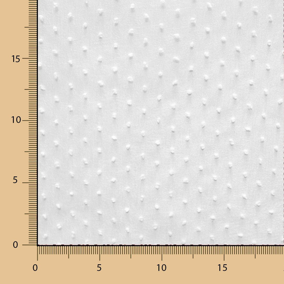 Retal Organza Poliéster Plumeti Blanco 300x160 cm - Ribes y Casals