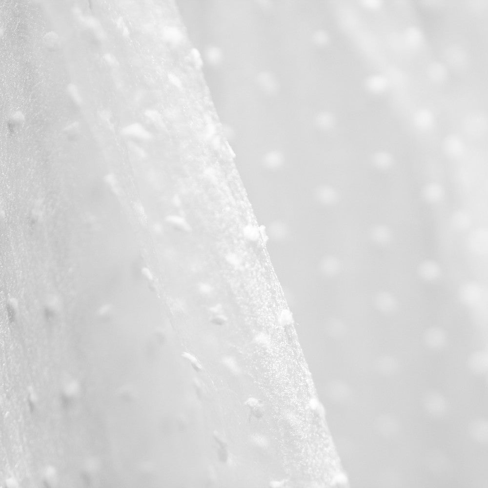 Retal Organza Poliéster Plumeti Blanco 300x160 cm - Ribes y Casals