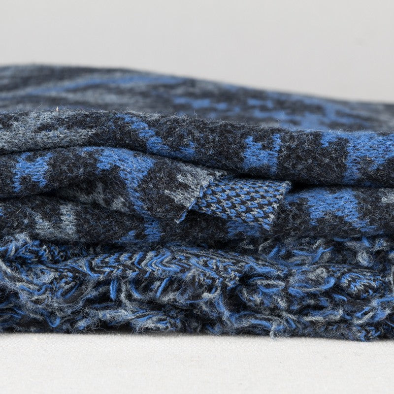 Retal Poncho Azteca Azul 150x150cm - Ribes y Casals