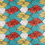 Retal Tela Africana Wax Tanzania 200x110 cm - Ribes y Casals