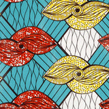 Retal Tela Africana Wax Tanzania 200x110 cm - Ribes y Casals