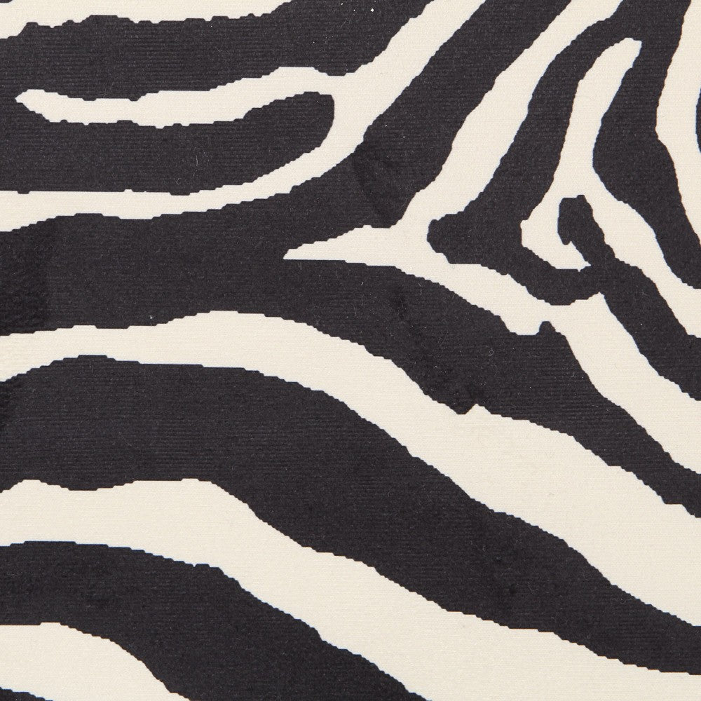 Retal Terciopelo Tapicería Cebra 50x145 cm - Ribes y Casals