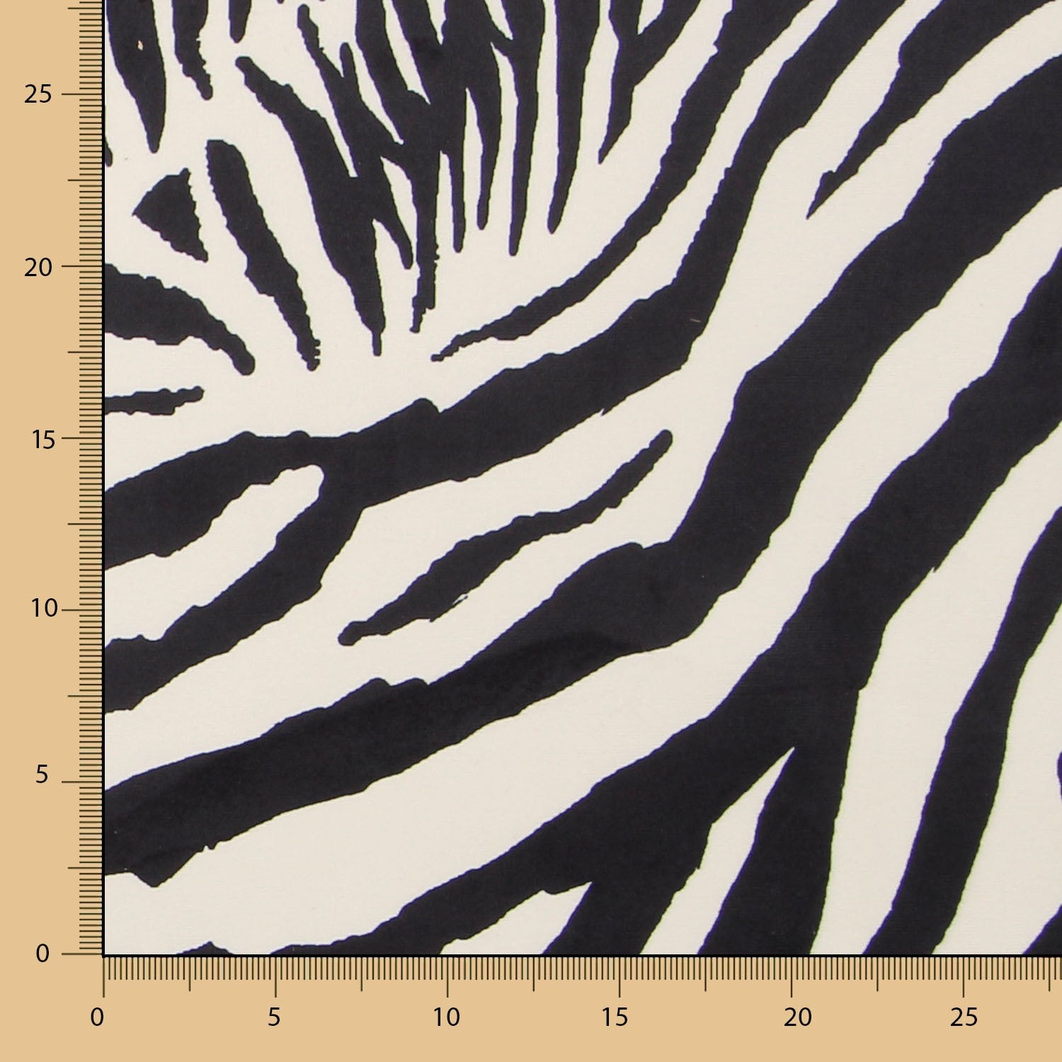 Retal Terciopelo Tapicería Cebra 50x145 cm - Ribes y Casals