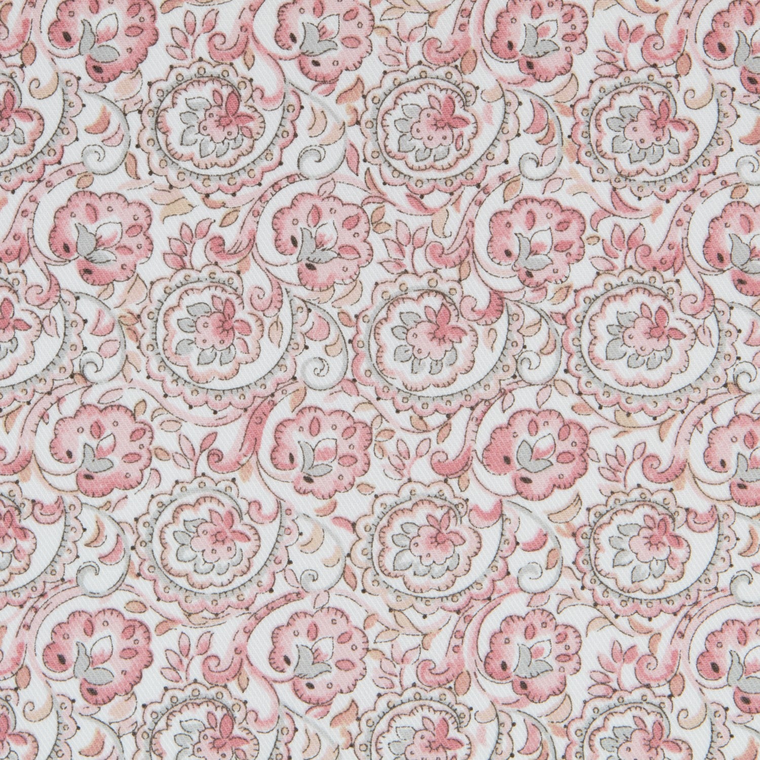 Retal Villela Floral Mosaico Rosa  90x145cm - Ribes y Casals