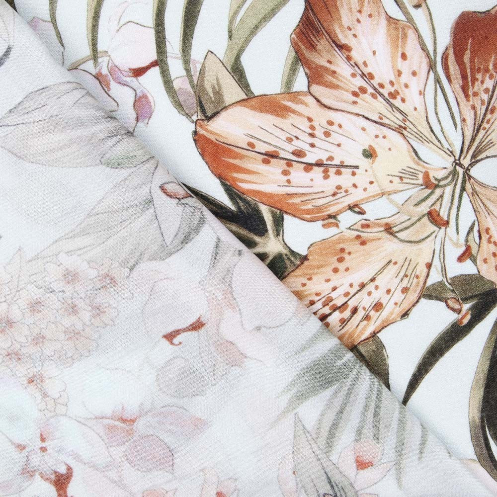 Retal Viscosa Tropical Celeste 200x145 cm - Ribes y Casals