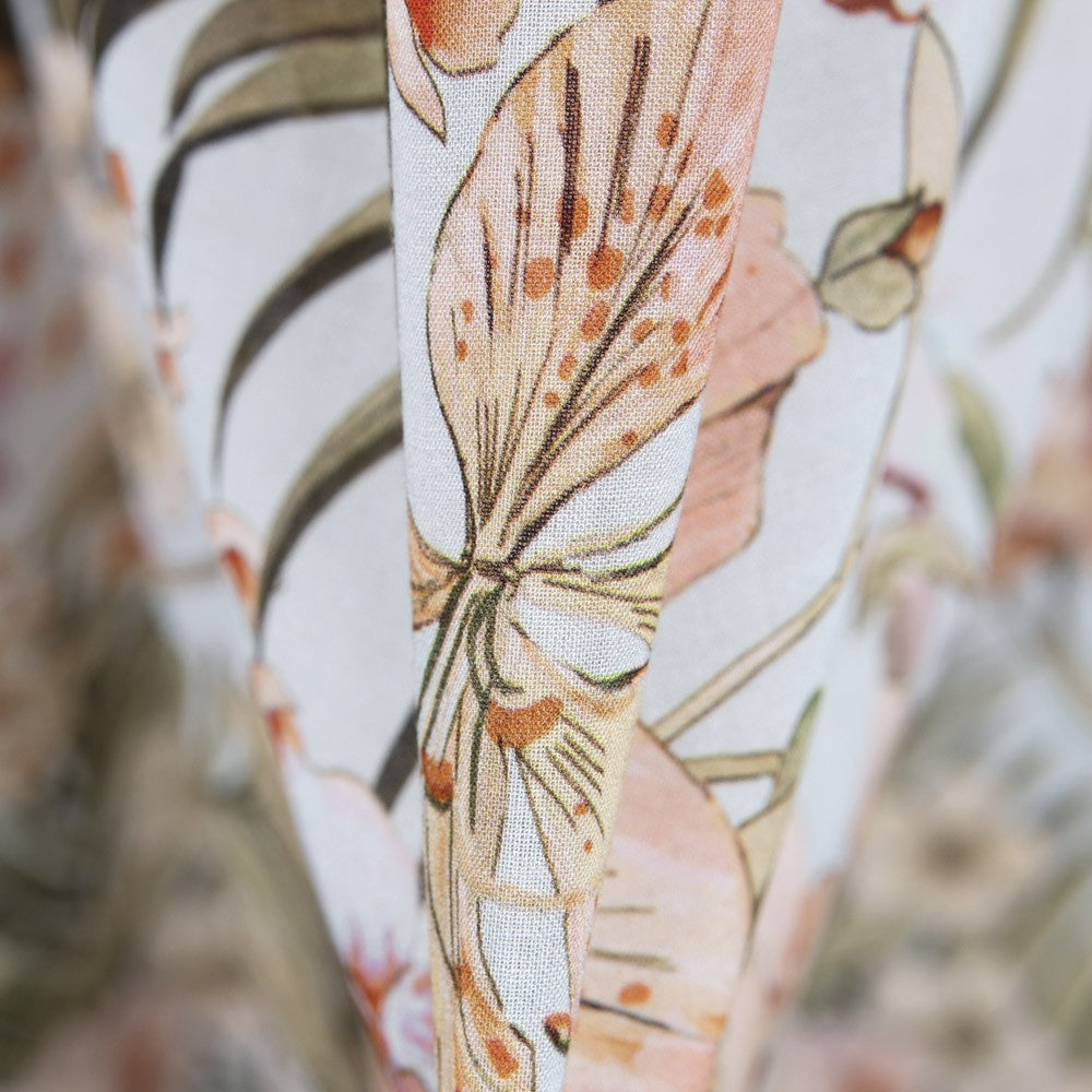 Retal Viscosa Tropical Celeste 200x145 cm - Ribes y Casals