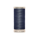 Hilo para Acolchar y Patchwork Gütermann 200 m Gris Plomo 5114 - Ribes y Casals