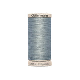 Hilo para Acolchar y Patchwork Gütermann 200 m Gris Plateado 6506 - Ribes y Casals