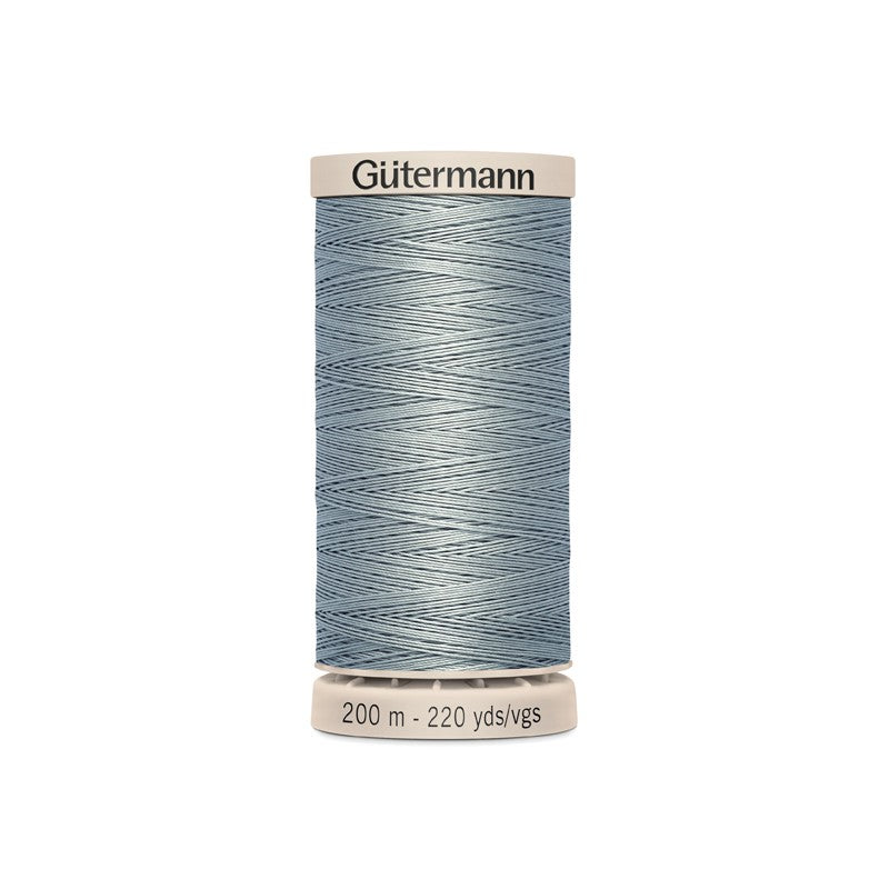 Hilo para Acolchar y Patchwork Gütermann 200 m Gris Plateado 6506 - Ribes y Casals
