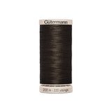 Hilo para Acolchar y Patchwork Gütermann 200 m Marrón Oscuro 1712 - Ribes y Casals
