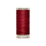 Hilo para Acolchar y Patchwork Gütermann 200 m Rojo Cereza 2453 - Ribes y Casals