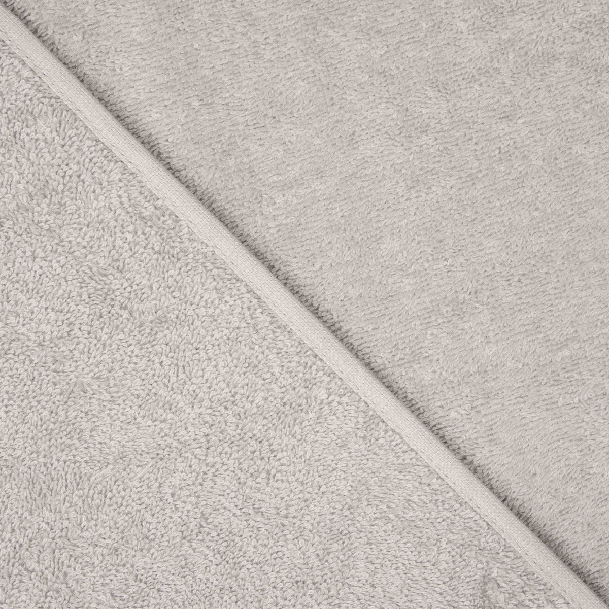 Rizo Algodón Toalla Gris Claro - Ribes y Casals