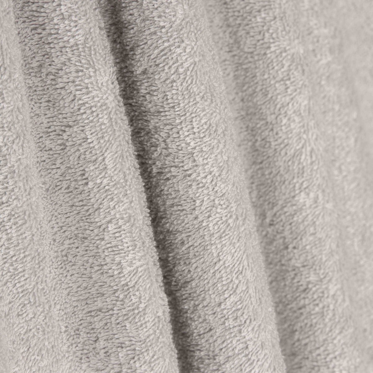 Rizo Algodón Toalla Gris Claro - Ribes y Casals